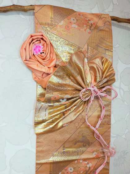 タペストリー テーブルランナーセット 金桜 模造刀刀壁掛け 創作掛け軸  和モダンインテリア Tapestry F03