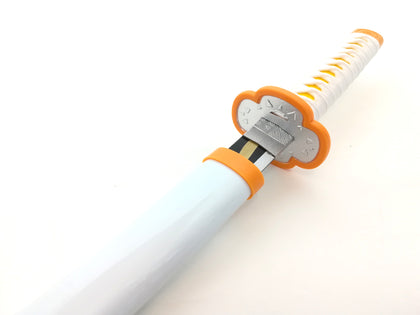 我妻善逸 あがつまぜんいつ 日輪刀 きめつのやいば 鬼滅の刃 鬼殺隊 コスプレ インテリア飾り 模造刀 日本刀 木製 S832