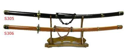 膝丸 髭切 模造刀 太刀 美術刀 刀 日本刀 木製 美品 インテリア コスプレ  お土産 武士刀 104cm S306 表示価格は１本の価格