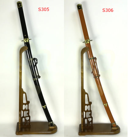 膝丸 髭切 模造刀 太刀 美術刀 刀 日本刀 木製 美品 インテリア コスプレ  お土産 武士刀 104cm S305 表示価格は１本の価格