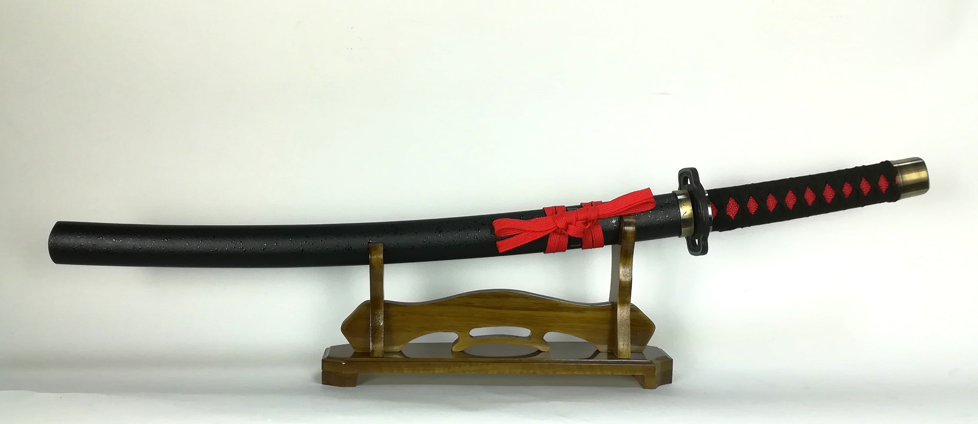 赤黒の武士」 武士刀 日本刀 居合刀刃幅32cm - 武具
