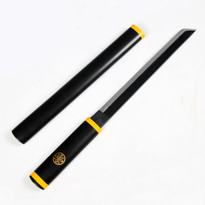 信濃藤四郎 54cm  短刀 短剣  家紋 しなのとうしろう 木製 刀 剣 武具 武器 模造刀 忍者 コスプレ  飾り S323